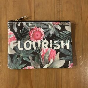 Floral Zipper Pouch